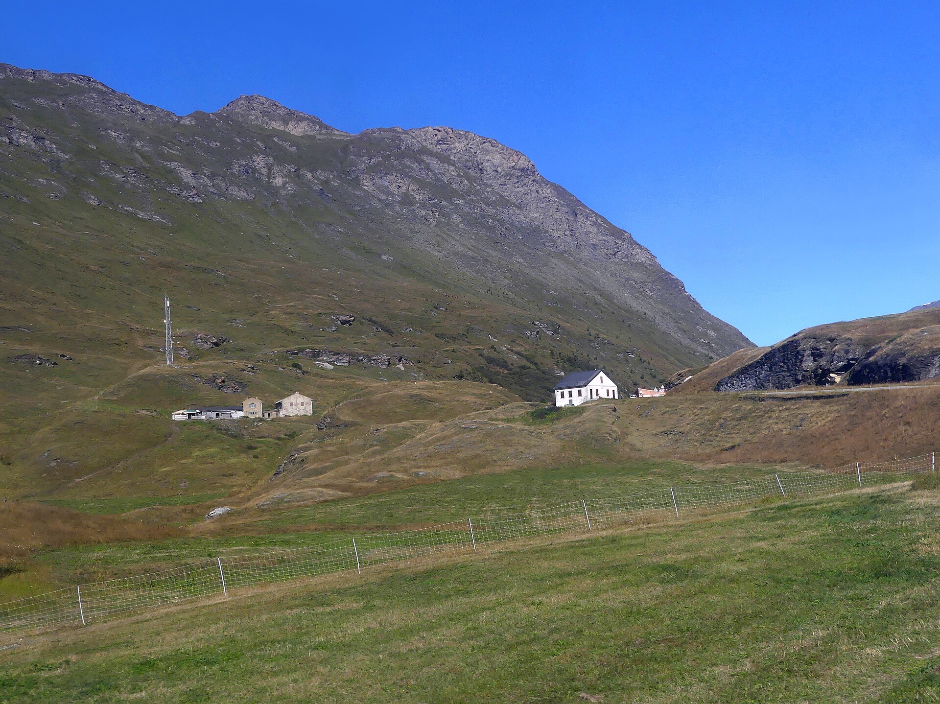 Le col du Mont-Cenis, entre la Maurienne et le versant italien